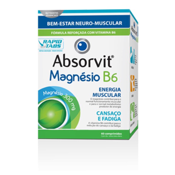 Absorvit Magne+B6 Comp X 60 comps