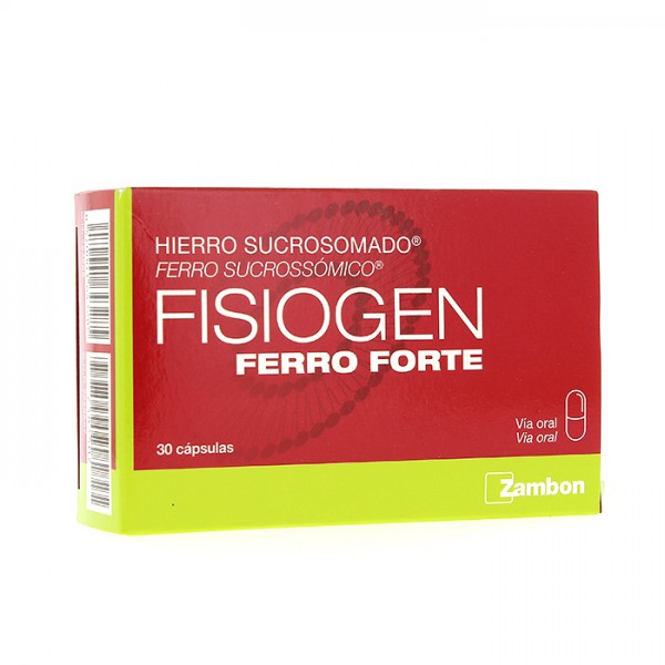 Fisiogen Ferro ForteX 30 cápsulas