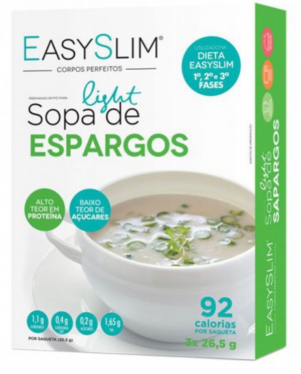 Easyslim Saquetas Sopa Light Espargos 26,5x3
