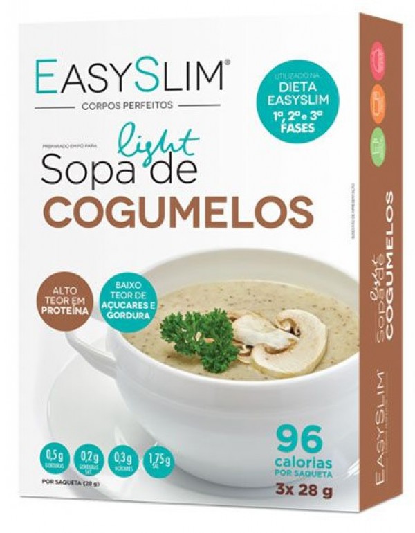 Easyslim Saquetas Sopa Light Cogumelos 28x3