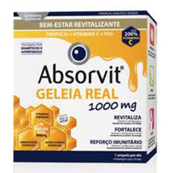 Absorvit Geleia Real Amp 10 Ml X 20 amp beb