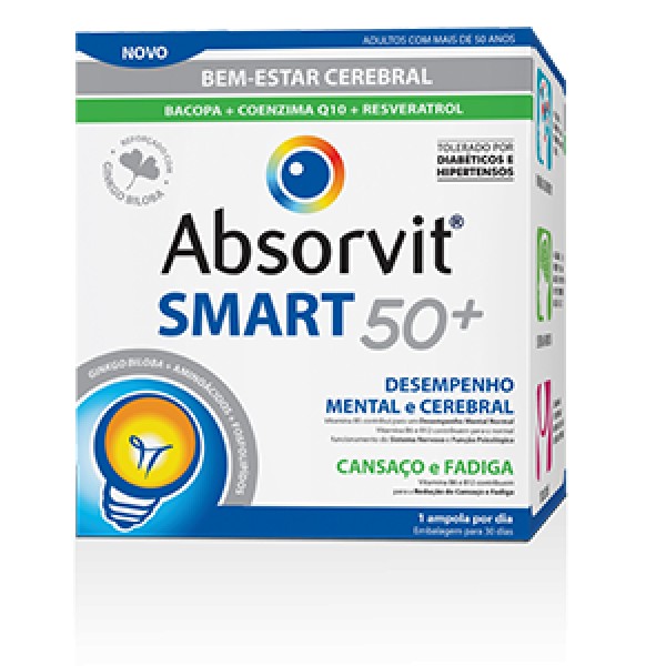 Absorvit Smart50+ Ampolas 10 Ml X 30 ampolas bebíveis