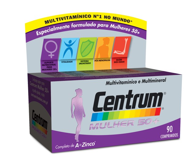 Centrum Mulher50+ Comp Rev X 90 comps