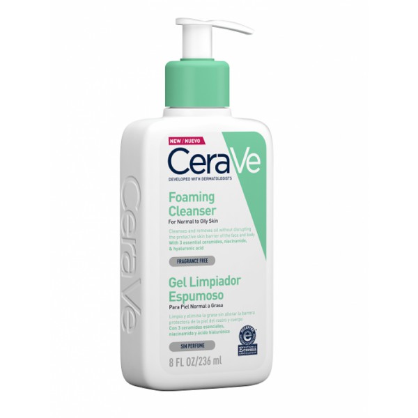 Cerave Cleanser Espuma Limpeza Facial 236ml