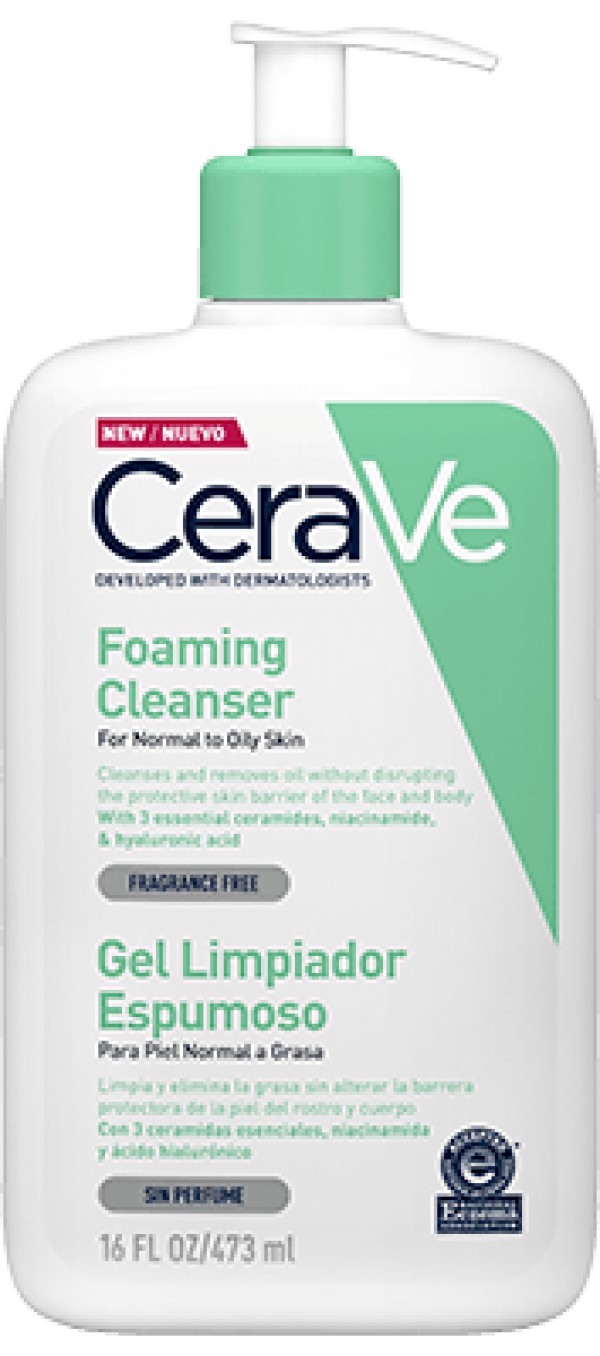 Cerave Cleanser Espuma Limpeza Facial 473ml