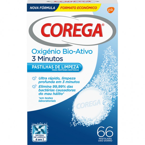 Corega Bio Activo Pst Protese X66