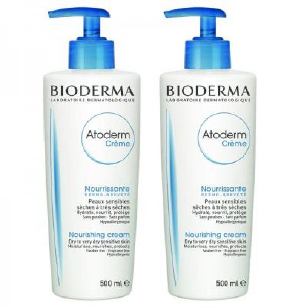 Bioderma Atoderm Duo Creme Nutritivo 2 x 500 ml