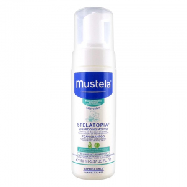 Mustela Bebe Pele atópica Stelatopia Champô Espuma 150ml