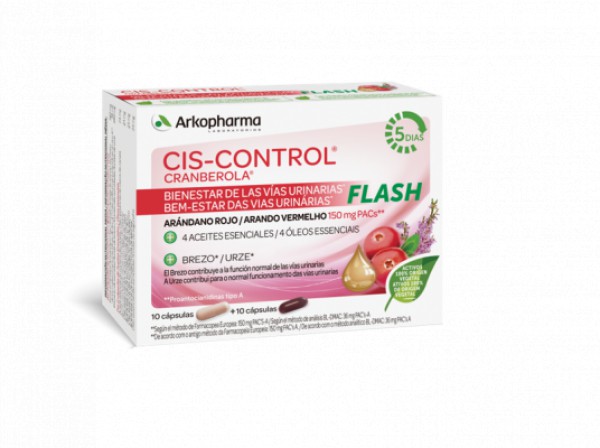 Cis-Control Cranberola Flash Caps X20 cáps(s)