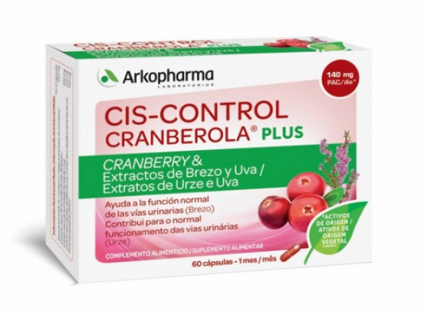 Cis-Control Cranberola Plus Caps X60 cáps(s)