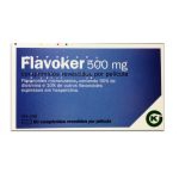 Flavoker , 500 mg Blister 60 Unidade(s) Comp revest pelic