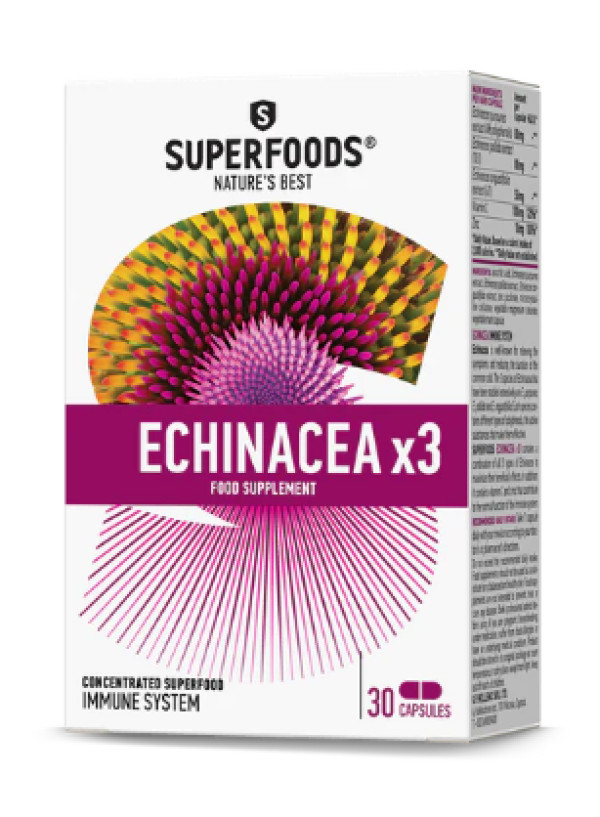 Superfoods Equinacea X3 Caps X30