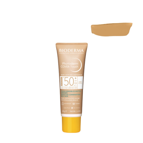 Photoderm Bioderma Cover Touch Dourado Spf50