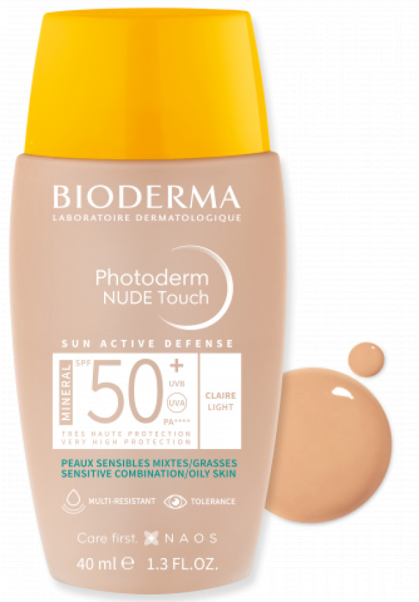 Photoderm Bioderma Nude Touch Claro Spf50