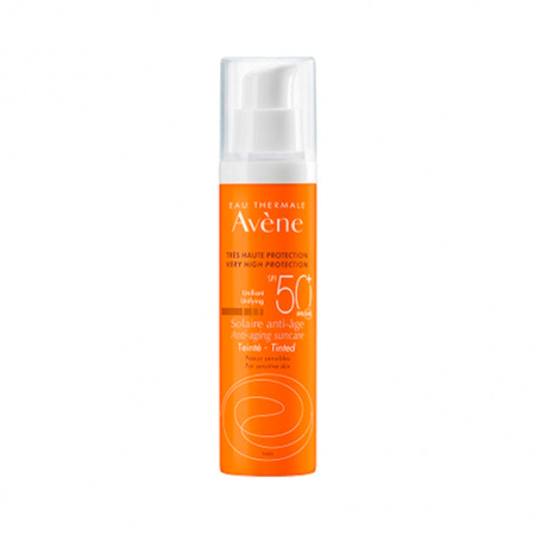 Avene Solar Spf50+ Creme Anti-Idade com Cor 50Ml