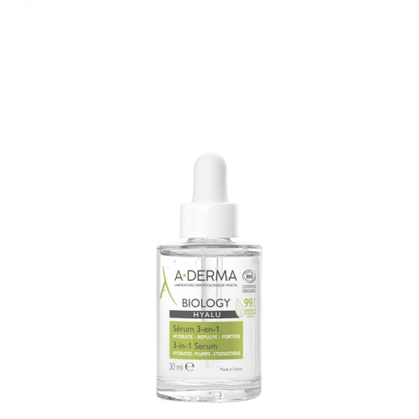 A-Derma Biology Hyalu Serum 3Em1 30Ml