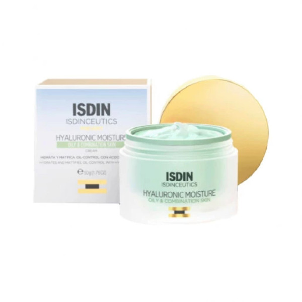 Isdinceut Hyaluronic Moisture Creme Pele Mista a Oleosa 50G