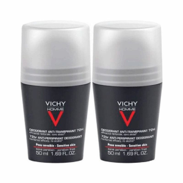 Vichy Homme Desodorizante Roll-on Duo com -50% 2ªunidade