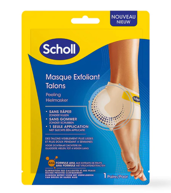 Scholl Máscara Esfoliante Calcanhar X2