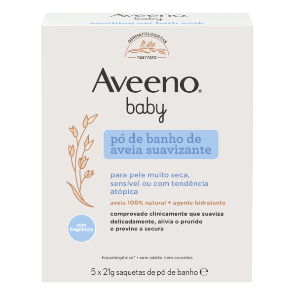 Aveeno Baby Po Banho Aveia Suavizante 21Gx5