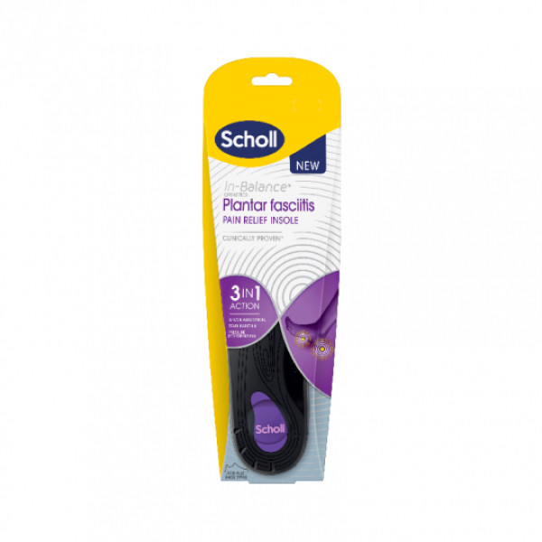 Scholl Palmilha Fascite Plantar M 3Em1