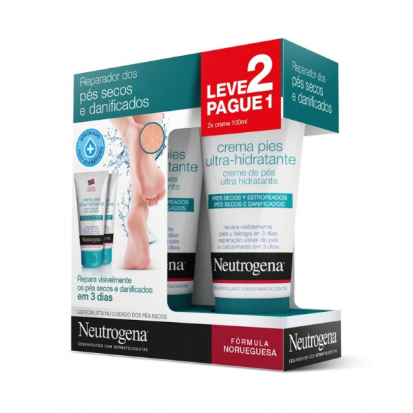 Neutrogena Duo Creme de Pés Ultra-Hidratante 2 x 100 ml com Oferta de 2ª Embalagem