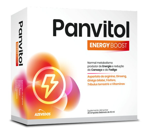 Panvitol Energy Boost Ampolas Bebiveis 10Ml X20