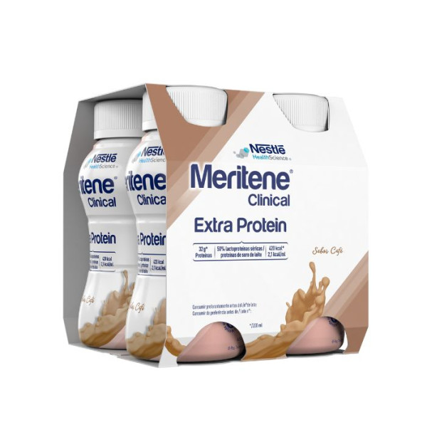 Meritene Clinical Extra Protein Cafe 200Mlx4