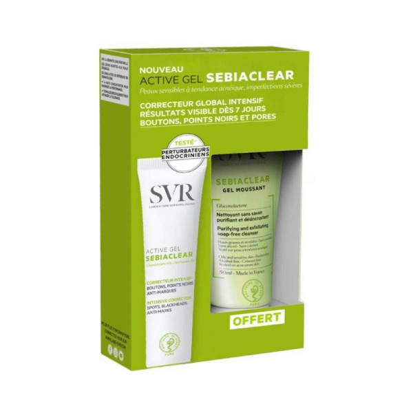 Svr Sebiaclear Active Gel + Oferta Gel Moussant 55Ml