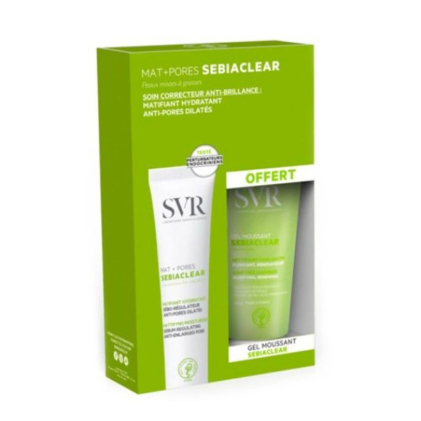 Svr Sebiaclear Mat+Pores 40ml + Oferta Gel Moussant 55Ml