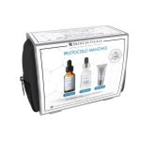 Skinceuticals Manchas Phloretin CF Serum 30ml + Discoloration Defense Serum 30ml + Advanced Brightening UV 15ml Coffret