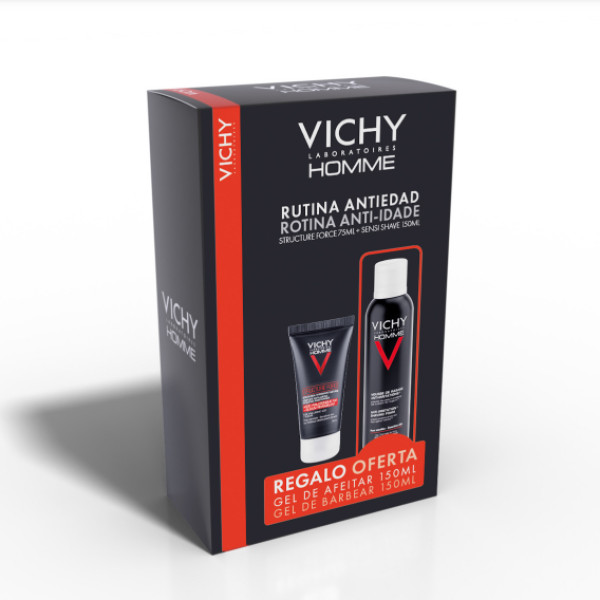 Vichy Homme Structure Force+Gel Sensi Shave