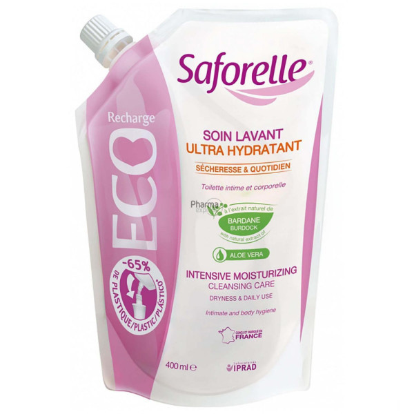 Saforelle Soin Lavante Ultra Hidratante Eco Recarga 400Ml